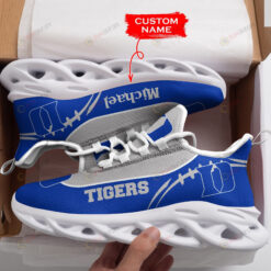 Duke Blue Devils Logo Baseball Pattern Custom Name 3D Max Soul Sneaker Shoes