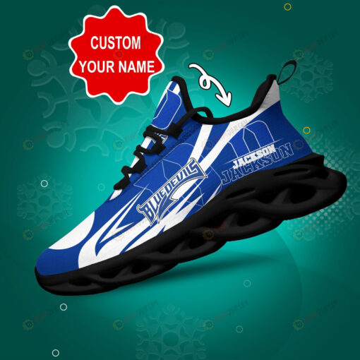 Duke Blue Devils Logo Line Pattern Custom Name 3D Max Soul Sneaker Shoes