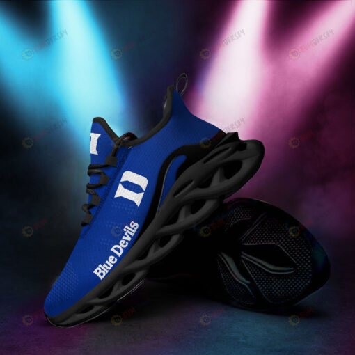 Duke Blue Devils Logo Pattern 3D Max Soul Sneaker Shoes In Blue