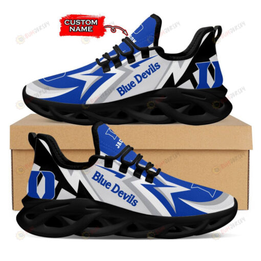 Duke Blue Devils Logo Pattern Custom Name 3D Max Soul Sneaker Shoes