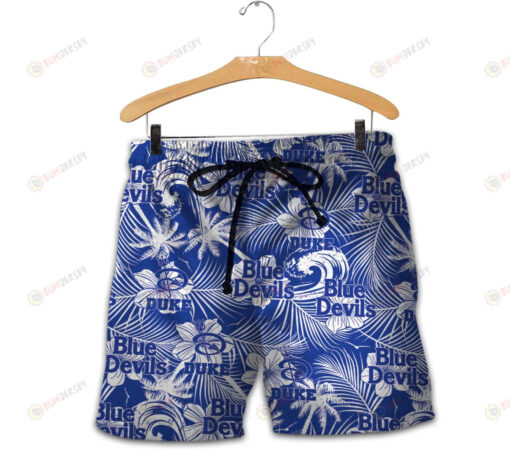 Duke Blue Devils Men Shorts Tropical Seamless