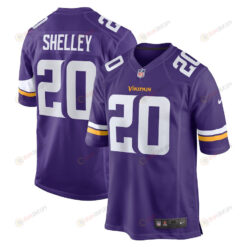 Duke Shelley 20 Minnesota Vikings Home Game Player Jersey - Purple