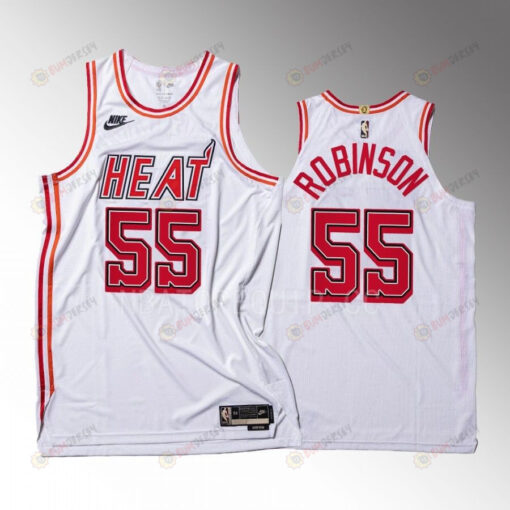 Duncan Robinson 40 Miami Heat 2022-23 35th Classic Edition Men Jersey White