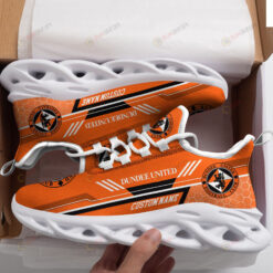 Dundee United Logo Custom Name Pattern 3D Max Soul Sneaker Shoes