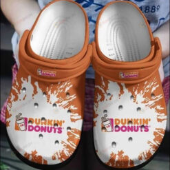 Dunkin Donuts Design Crocs Crocband Clog Comfortable Water Shoes - AOP Clog