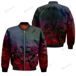 Duquesne Dukes Bomber Jacket 3D Printed Coconut Tree Tropical Grunge