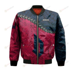 Duquesne Dukes Bomber Jacket 3D Printed Grunge Polynesian Tattoo