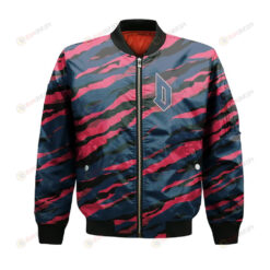 Duquesne Dukes Bomber Jacket 3D Printed Sport Style Team Logo Pattern