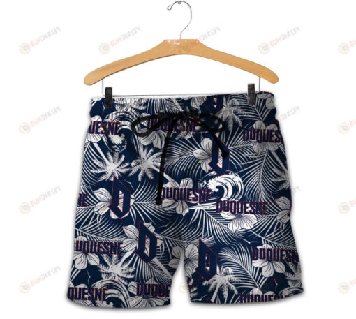 Duquesne Dukes Men Shorts Tropical Seamless