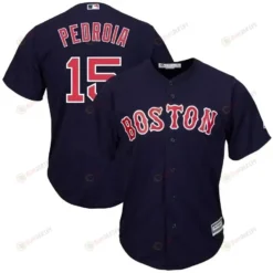 Dustin Pedroia Boston Red Sox Big And Tall Alternate Cool Base Player Jersey - Navy