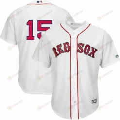 Dustin Pedroia Boston Red Sox Home Official Cool Base Player Jersey - White