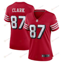 Dwight Clark San Francisco 49ers Women's Alternate Game Jersey - Scarlet