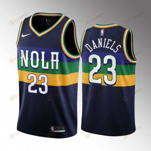 Dyson Daniels 23 2022-23 New Orleans Pelicans Navy City Edition Jersey 2022 Draft