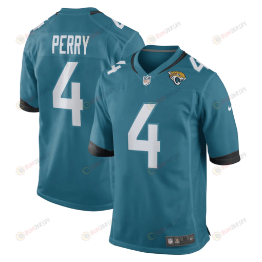 E.J. Perry Jacksonville Jaguars Game Player Jersey - Teal