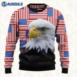 Eagle Usa Flag Ugly Sweaters For Men Women Unisex