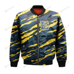 East Tennessee State Buccaneers Bomber Jacket 3D Printed Sport Style Team Logo Pattern