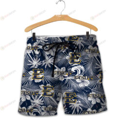 East Tennessee State Buccaneers Men Shorts Tropical Seamless