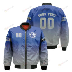 Eastern Illinois Panthers Fadded Bomber Jacket 3D Printed
