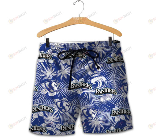 Eastern Illinois Panthers Men Shorts Tropical Seamless