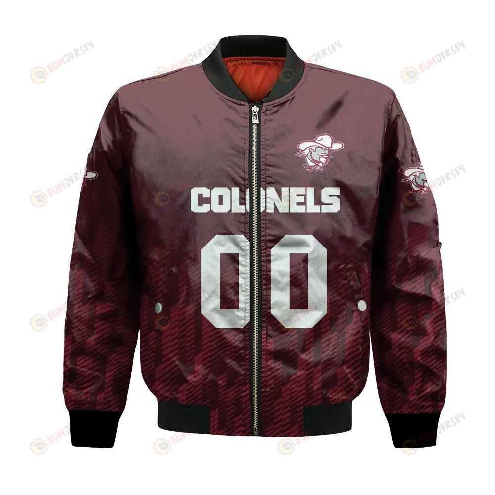 Eastern Kentucky Colonels Bomber Jacket 3D Printed Team Logo Custom Text And Number