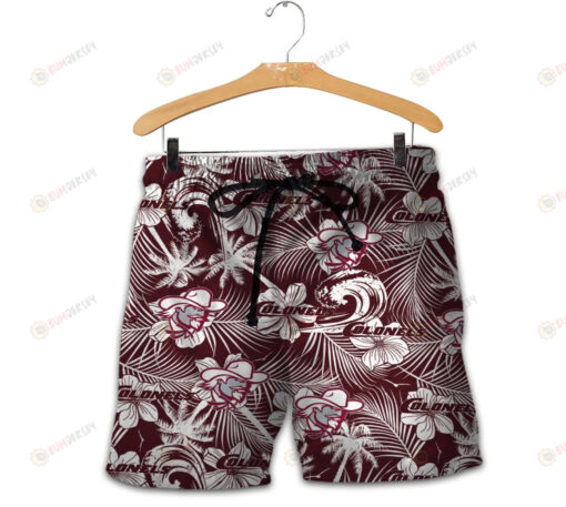 Eastern Kentucky Colonels Men Shorts Tropical Seamless