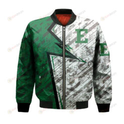 Eastern Michigan Eagles Bomber Jacket 3D Printed Abstract Pattern Sport
