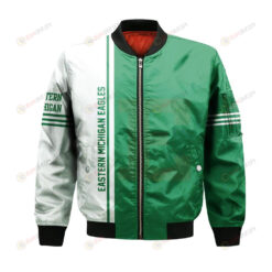 Eastern Michigan Eagles Bomber Jacket 3D Printed Half Style