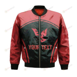 Eastern Washington Eagles Bomber Jacket 3D Printed Curve Style Sport