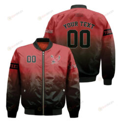 Eastern Washington Eagles Fadded Bomber Jacket 3D Printed