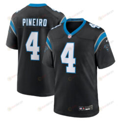 Eddy Pineiro 4 Carolina Panthers Team Game Men Jersey - Black