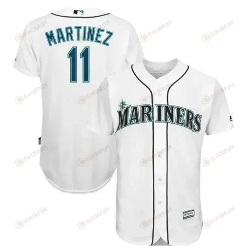 Edgar Martinez Seattle Mariners Official Cool Base Player Jersey - White