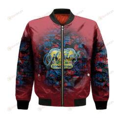 Edmonton Oil Kings Bomber Jacket 3D Printed Camouflage Vintage