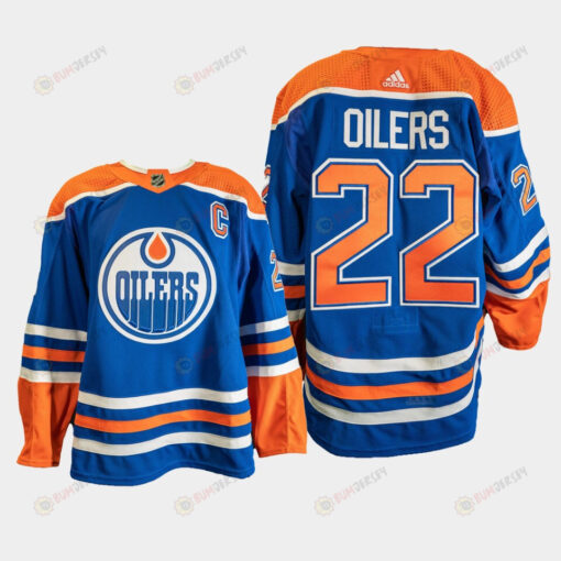 Edmonton Oilers 22 Blue Home Primegreen Jersey 2022-23