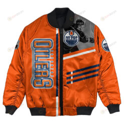 Edmonton Oilers Bomber Jacket 3D Printed Personalized Hockey For Fan