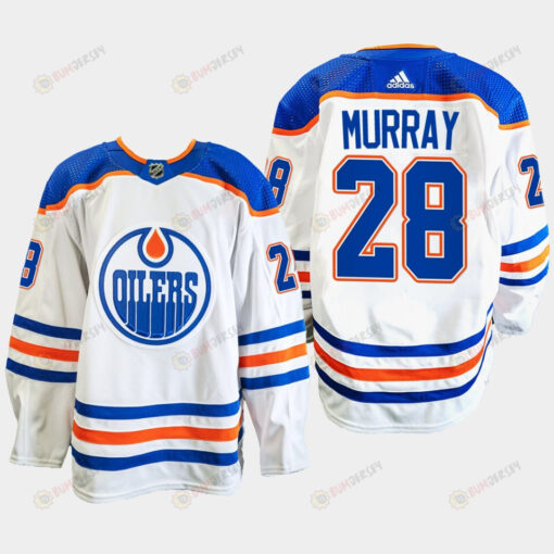 Edmonton Oilers Ryan Murray 28 White Primegreen Away Jersey 2022-23