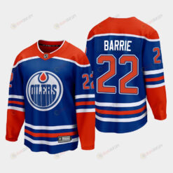 Edmonton Oilers Tyson Barrie 22 2022-23 Home Royal Jersey Premier