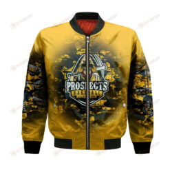 Edmonton Prospects Bomber Jacket 3D Printed Camouflage Vintage