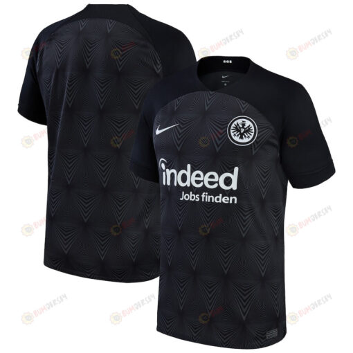 Eintracht Frankfurt 2022/23 Away Men Jersey - Black