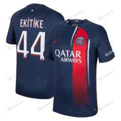 Ekitike 44 Paris Saint-Germain 2023/24 Home Men Jersey - Navy