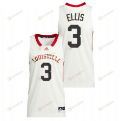 El Ellis 3 Louisville Cardinals 2022 Basketball Honoring Black Excellence Men Jersey - White