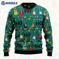 Electric Guitar Hohoho Ugly Sweaters For Men Women Unisex