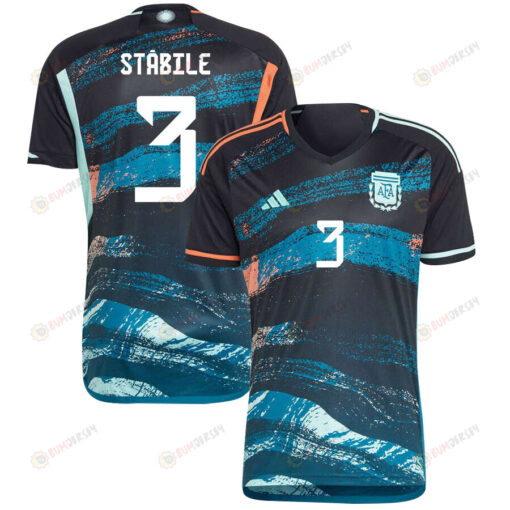 Eliana St?bile 3 Argentina Women's National Team 2023-24 World Cup Away Men Jersey