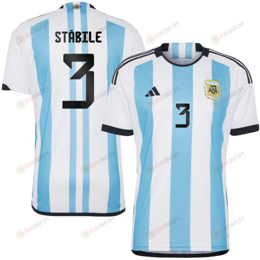 Eliana St?bile 3 Argentina Women's National Team 2023-24 World Cup Home Men Jersey