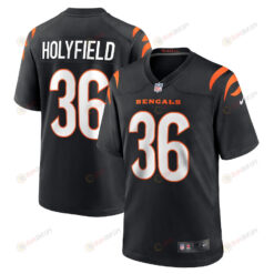 Elijah Holyfield Cincinnati Bengals Game Player Jersey - Black