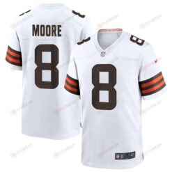 Elijah Moore 8 Cleveland Browns Men's Jersey - White