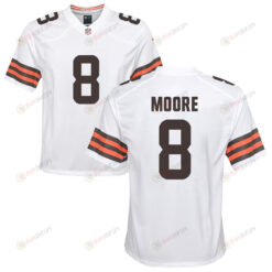 Elijah Moore 8 Cleveland Browns Youth Jersey - White