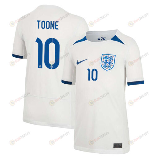 Ella Toone 10 England Women's National Team 2023-24 World Cup Home Jersey