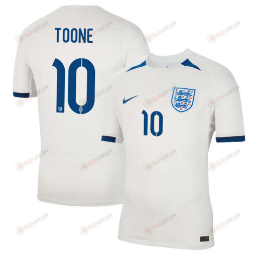 Ella Toone 10 England Women's National Team 2023-24 World Cup Home Men Jersey