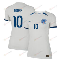 Ella Toone 10 England Women's National Team 2023-24 World Cup Home Women Jersey