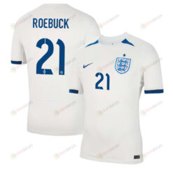 Ellie Roebuck 21 England 1 Star Women's National Team 2023-24 World Cup Home Men Jersey